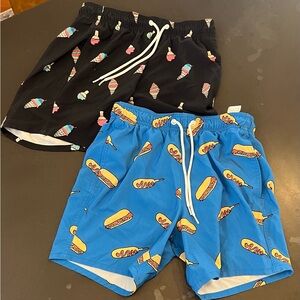 Two pairs Men’s XS Hollister swim trunks